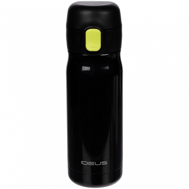 Термобутылка One Touch, черная с логотипом в Санкт-Петербурге заказать по выгодной цене в кибермаркете AvroraStore