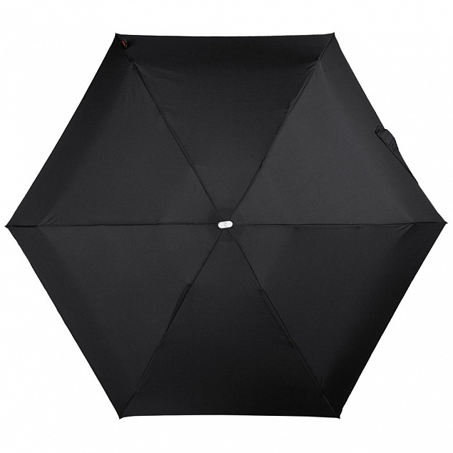 Складной зонт Alu Drop S, 5 сложений, механический, черный с логотипом в Санкт-Петербурге заказать по выгодной цене в кибермаркете AvroraStore