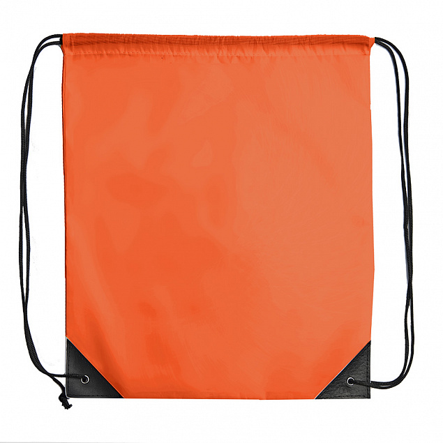 Рюкзак мешок с укреплёнными уголками BY DAY, оранжевый, 35*41 см, полиэстер 210D с логотипом в Санкт-Петербурге заказать по выгодной цене в кибермаркете AvroraStore