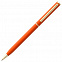 Ручка шариковая Hotel Gold, ver.2, оранжевая с логотипом в Санкт-Петербурге заказать по выгодной цене в кибермаркете AvroraStore