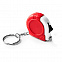 Рулетка- брелок 1 м TRESNA, Красный с логотипом в Санкт-Петербурге заказать по выгодной цене в кибермаркете AvroraStore