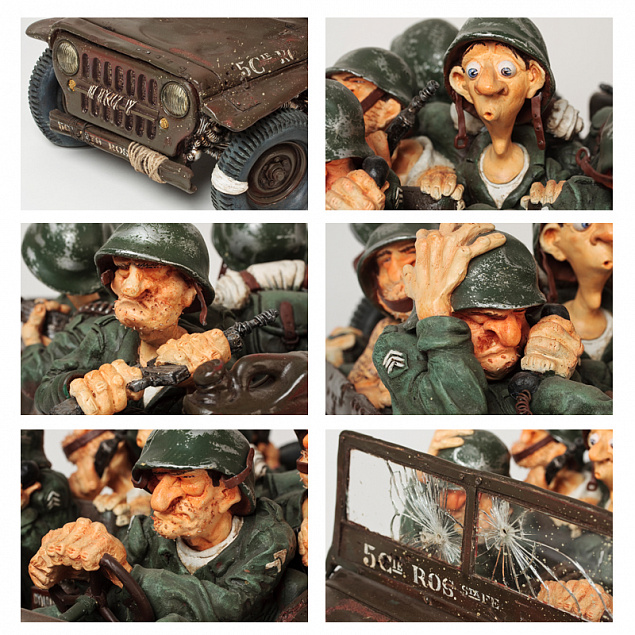 Скульптура "Военный патруль" с логотипом в Санкт-Петербурге заказать по выгодной цене в кибермаркете AvroraStore