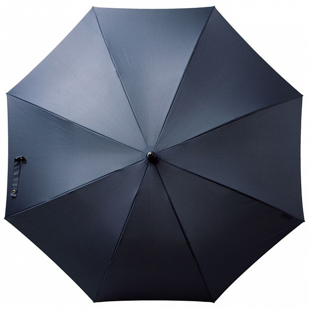 Зонт-трость Alessio, темно-синий с логотипом в Санкт-Петербурге заказать по выгодной цене в кибермаркете AvroraStore