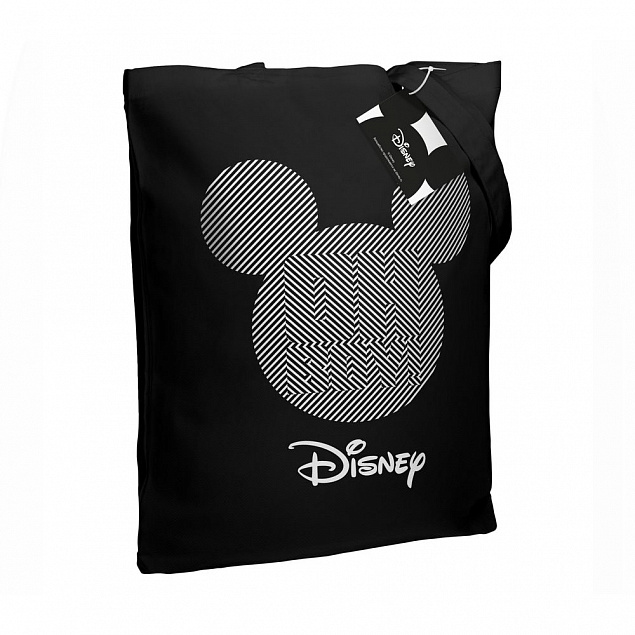 Холщовая сумка «Микки Маус. Oh, Boy», черная с логотипом в Санкт-Петербурге заказать по выгодной цене в кибермаркете AvroraStore