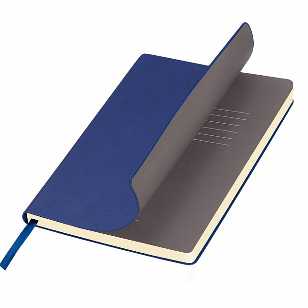 Подарочный набор Portobello/Sky синий-серый (Ежедневник недат А5, Ручка),черный ложемент с логотипом в Санкт-Петербурге заказать по выгодной цене в кибермаркете AvroraStore