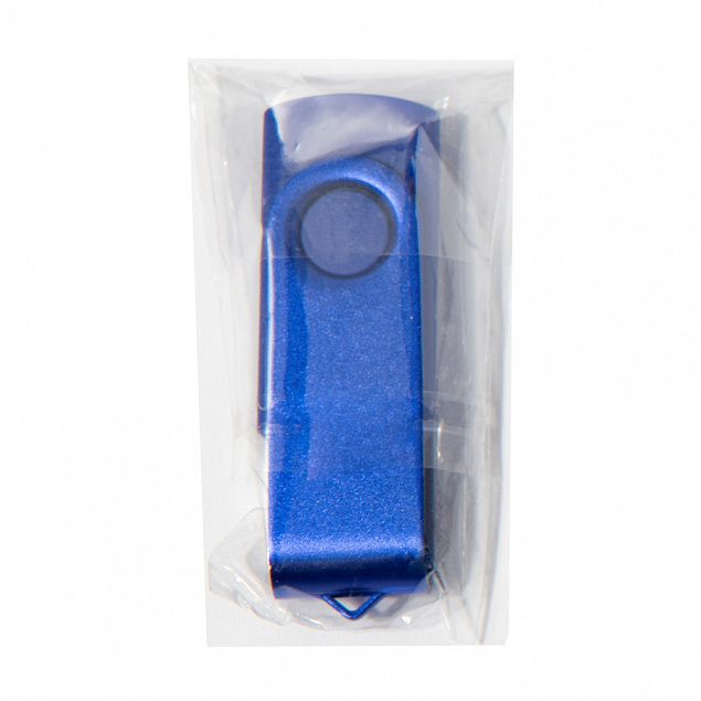 USB flash-карта DOT (8Гб), синий, 5,8х2х1,1см, пластик, металл с логотипом в Санкт-Петербурге заказать по выгодной цене в кибермаркете AvroraStore
