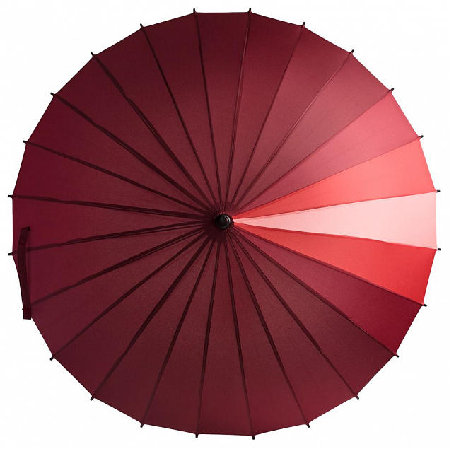 Зонт-трость «Спектр»,красный с логотипом в Санкт-Петербурге заказать по выгодной цене в кибермаркете AvroraStore