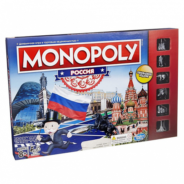 Игра настольная «Монополия. Россия» с логотипом в Санкт-Петербурге заказать по выгодной цене в кибермаркете AvroraStore