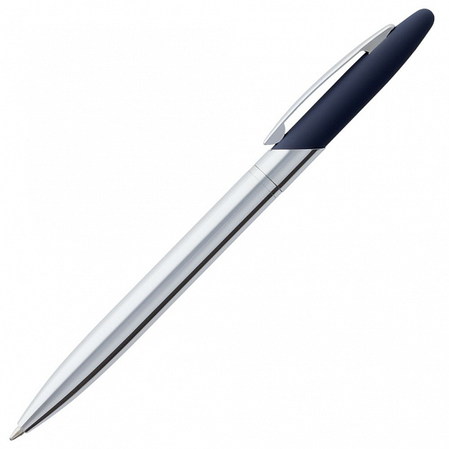 Ручка шариковая Dagger Soft Touch, синяя с логотипом в Санкт-Петербурге заказать по выгодной цене в кибермаркете AvroraStore