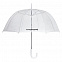 Прозрачный зонт-трость «Не подглядывай» с логотипом в Санкт-Петербурге заказать по выгодной цене в кибермаркете AvroraStore