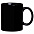 Кружка Promo, черная с логотипом в Санкт-Петербурге заказать по выгодной цене в кибермаркете AvroraStore