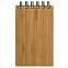 Блокнот на кольцах Bamboo Simple с логотипом в Санкт-Петербурге заказать по выгодной цене в кибермаркете AvroraStore