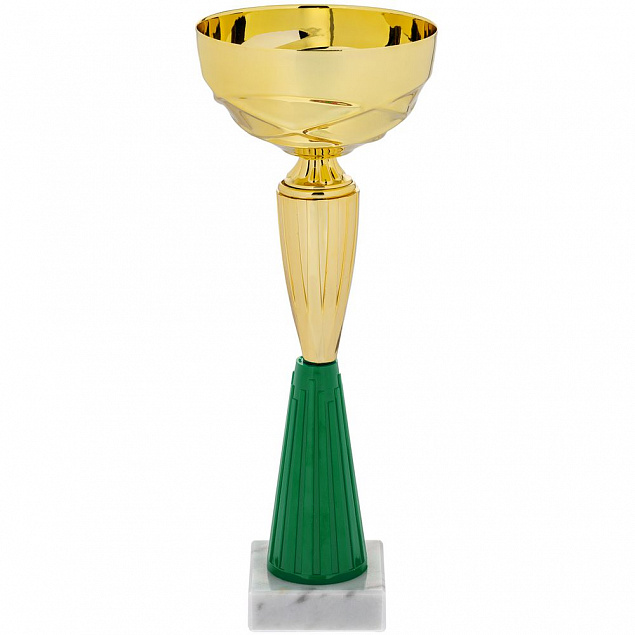 Кубок Kudos, большой, зеленый с логотипом в Санкт-Петербурге заказать по выгодной цене в кибермаркете AvroraStore