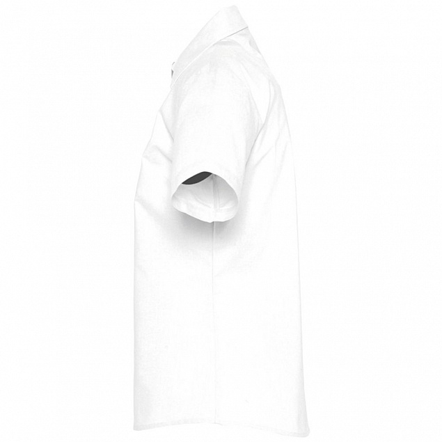 Рубашка женская с коротким рукавом ELITE, белая с логотипом в Санкт-Петербурге заказать по выгодной цене в кибермаркете AvroraStore