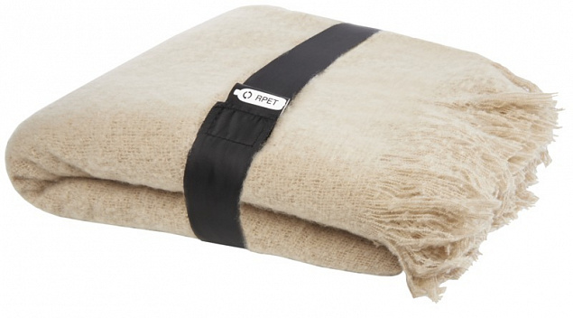 Мохеровое одеяло из вторичного ПЭТ Ivy с логотипом в Санкт-Петербурге заказать по выгодной цене в кибермаркете AvroraStore