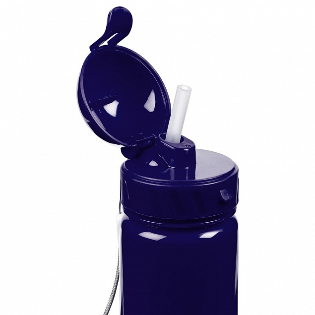Бутылка для воды Barley, темно-синяя с логотипом в Санкт-Петербурге заказать по выгодной цене в кибермаркете AvroraStore