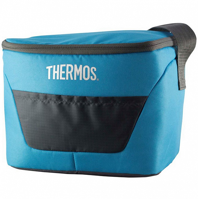 Термосумка Thermos Classic 9 Can Cooler, бирюзовая с логотипом в Санкт-Петербурге заказать по выгодной цене в кибермаркете AvroraStore