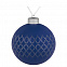 Елочный шар King, 10 см, синий с логотипом в Санкт-Петербурге заказать по выгодной цене в кибермаркете AvroraStore