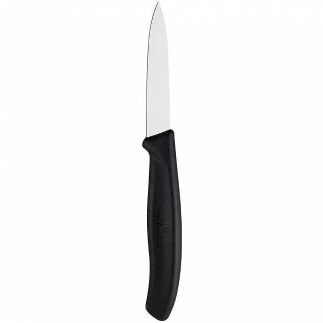 Набор кухонных ножей Victorinox Swiss Classic Paring, черный с логотипом в Санкт-Петербурге заказать по выгодной цене в кибермаркете AvroraStore