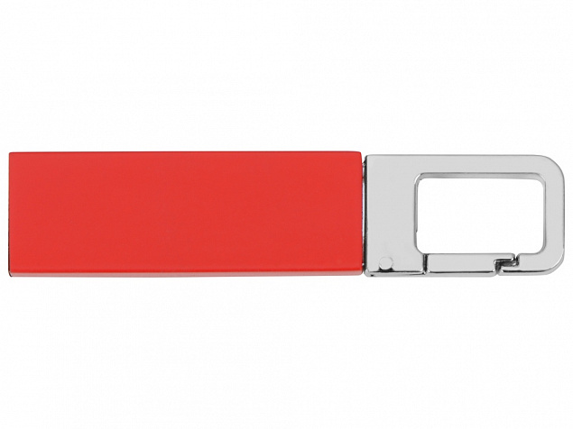 USB-флешка на 16 Гб «Hook» с карабином с логотипом в Санкт-Петербурге заказать по выгодной цене в кибермаркете AvroraStore