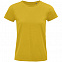 Футболка женская Pioneer Women, желтая с логотипом в Санкт-Петербурге заказать по выгодной цене в кибермаркете AvroraStore