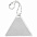 Светоотражатель Spare Care, треугольник, серебристый с логотипом в Санкт-Петербурге заказать по выгодной цене в кибермаркете AvroraStore