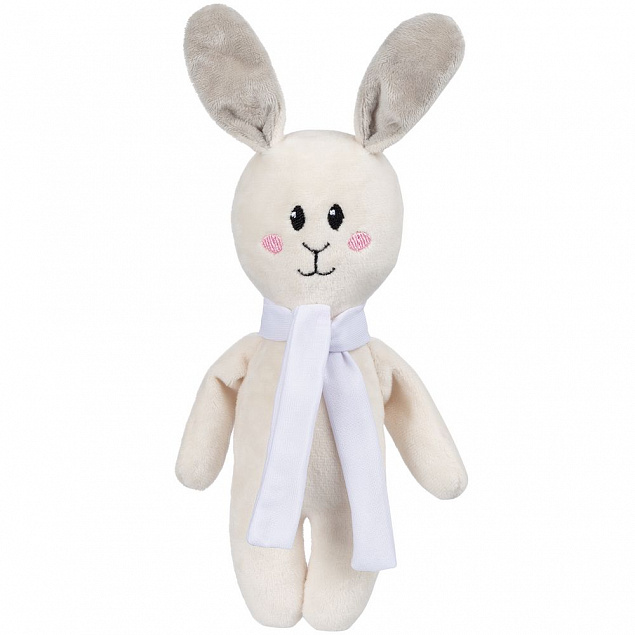 Игрушка Beastie Toys, заяц с белым шарфом с логотипом в Санкт-Петербурге заказать по выгодной цене в кибермаркете AvroraStore