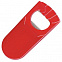 Открывалка  "Кулачок" красная, 9,5х4,5х1,2 см;  фростированный пластик/ тампопечать с логотипом в Санкт-Петербурге заказать по выгодной цене в кибермаркете AvroraStore