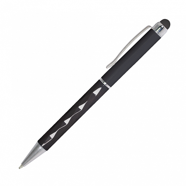 Шариковая ручка Crystal, черная с логотипом в Санкт-Петербурге заказать по выгодной цене в кибермаркете AvroraStore
