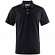 Рубашка поло мужская Sunset, черная с логотипом в Санкт-Петербурге заказать по выгодной цене в кибермаркете AvroraStore