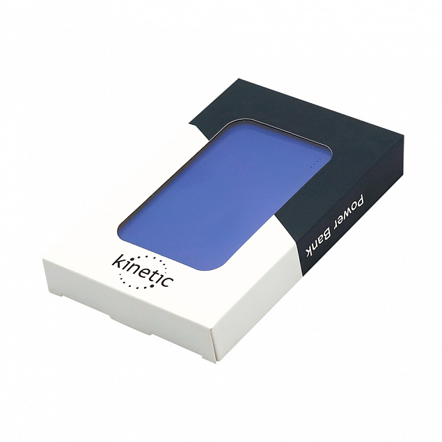 Внешний аккумулятор Andora 5000 Mah, синий с логотипом в Санкт-Петербурге заказать по выгодной цене в кибермаркете AvroraStore