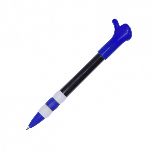 Ручка шариковая "Thumbs Up", синяя с логотипом в Санкт-Петербурге заказать по выгодной цене в кибермаркете AvroraStore