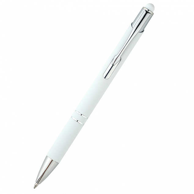 Ручка металлическая Ingrid - Белый BB с логотипом в Санкт-Петербурге заказать по выгодной цене в кибермаркете AvroraStore