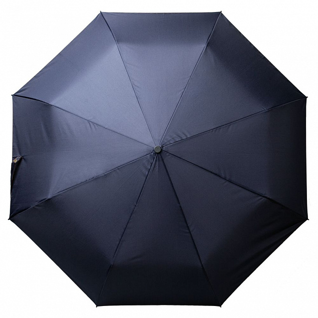 Складной зонт Palermo, темно-синий с логотипом в Санкт-Петербурге заказать по выгодной цене в кибермаркете AvroraStore