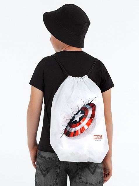 Рюкзак «Щит Капитана Америки», белый с логотипом в Санкт-Петербурге заказать по выгодной цене в кибермаркете AvroraStore