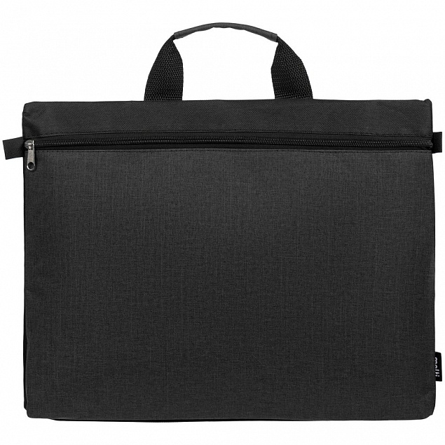Конференц-сумка Melango, черная с логотипом в Санкт-Петербурге заказать по выгодной цене в кибермаркете AvroraStore