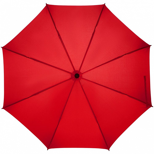 Зонт-трость Undercolor с цветными спицами, красный с логотипом в Санкт-Петербурге заказать по выгодной цене в кибермаркете AvroraStore