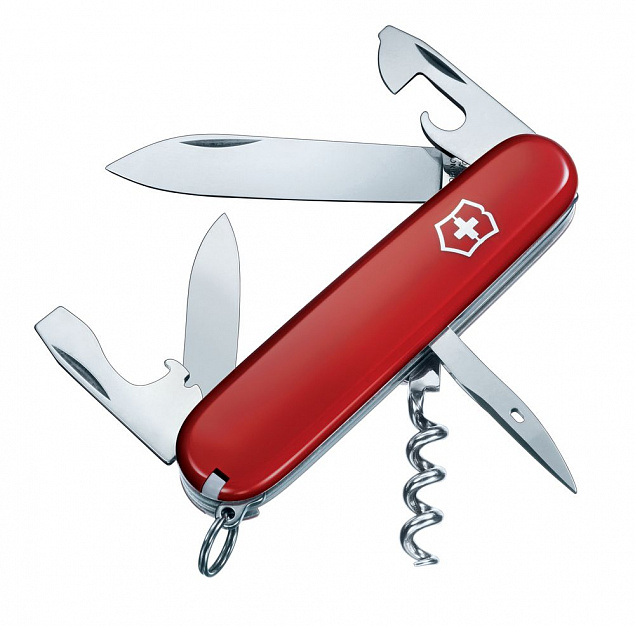 Офицерский нож SPARTAN 91, красный с логотипом в Санкт-Петербурге заказать по выгодной цене в кибермаркете AvroraStore