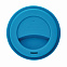 Стакан с крышкой PLA, 350 мл, синий с логотипом в Санкт-Петербурге заказать по выгодной цене в кибермаркете AvroraStore