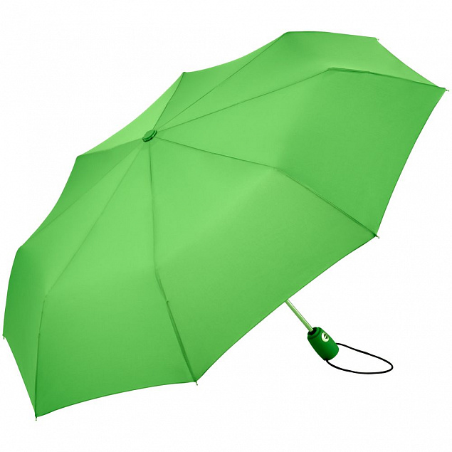 Зонт складной AOC, светло-зеленый с логотипом в Санкт-Петербурге заказать по выгодной цене в кибермаркете AvroraStore