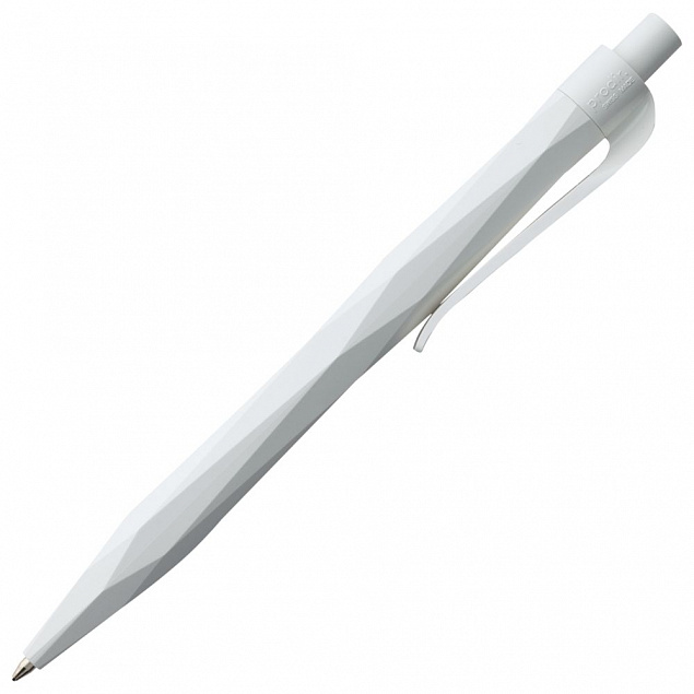 Ручка шариковая Prodir QS20 PMP-P, белая с логотипом в Санкт-Петербурге заказать по выгодной цене в кибермаркете AvroraStore