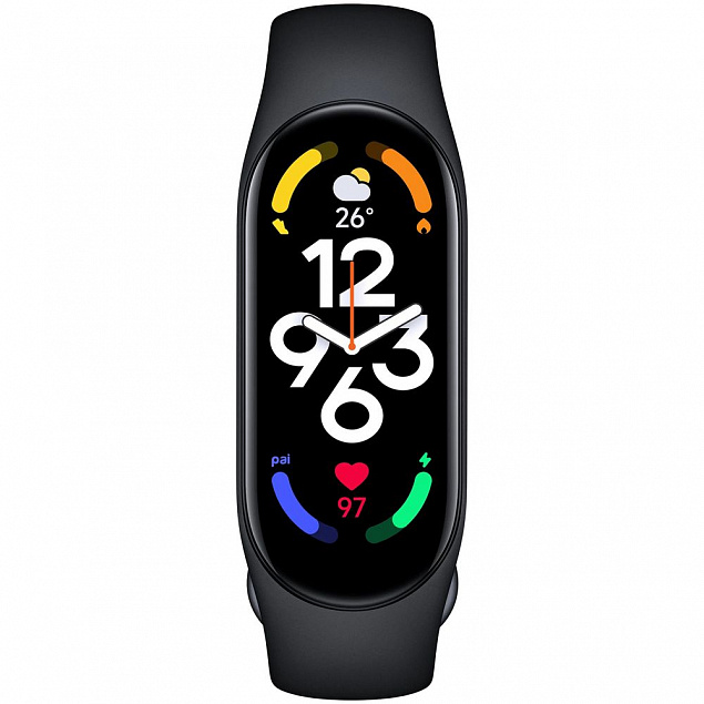 Фитнес браслет Mi Smart Band 7, черный с логотипом в Санкт-Петербурге заказать по выгодной цене в кибермаркете AvroraStore