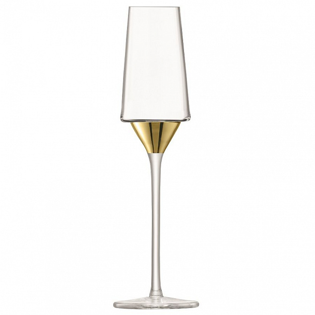 Набор бокалов для шампанского Space, золотистый с логотипом в Санкт-Петербурге заказать по выгодной цене в кибермаркете AvroraStore