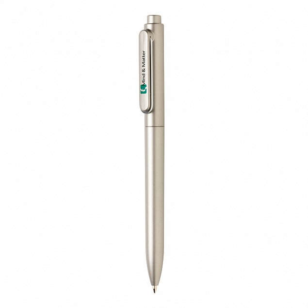 Ручка X6, серый с логотипом в Санкт-Петербурге заказать по выгодной цене в кибермаркете AvroraStore