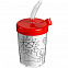 Бутылка-раскраска детская «Передвижник», красная с логотипом в Санкт-Петербурге заказать по выгодной цене в кибермаркете AvroraStore