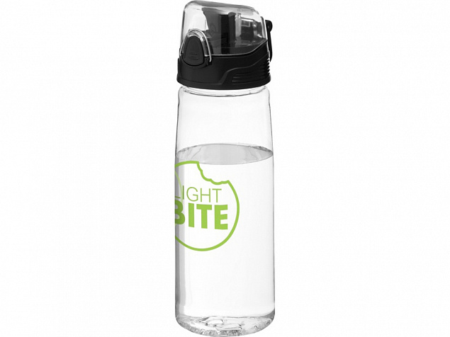 Бутылка спортивная Capri, прозрачный с логотипом в Санкт-Петербурге заказать по выгодной цене в кибермаркете AvroraStore