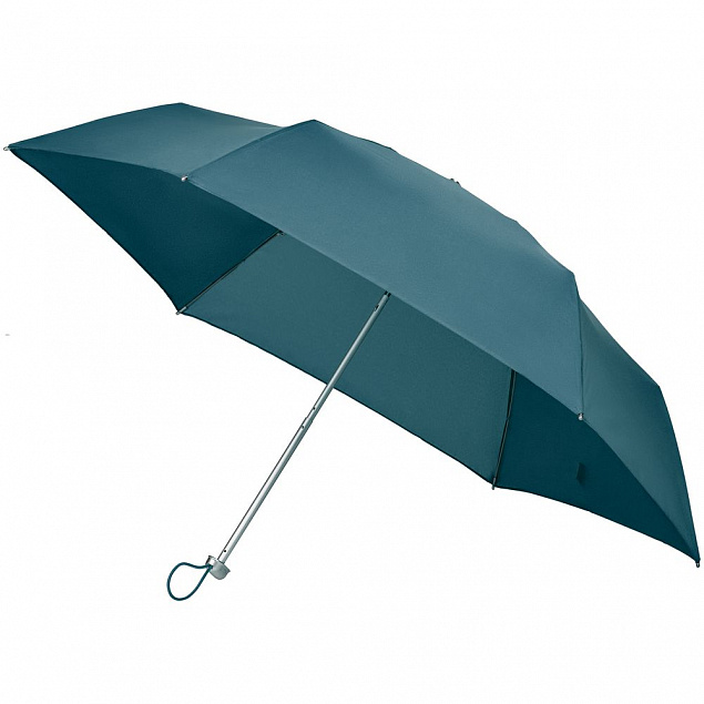Складной зонт Alu Drop S, 3 сложения, механический, синий (индиго) с логотипом в Санкт-Петербурге заказать по выгодной цене в кибермаркете AvroraStore