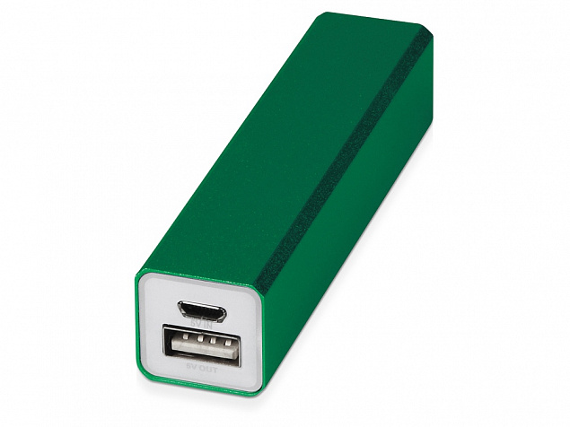 Портативное зарядное устройство Брадуэлл, 2200 mAh, зеленый с логотипом в Санкт-Петербурге заказать по выгодной цене в кибермаркете AvroraStore