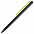 Шариковая ручка GrafeeX в чехле, черная с зеленым с логотипом в Санкт-Петербурге заказать по выгодной цене в кибермаркете AvroraStore