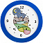 Часы настенные «Горы», синие с логотипом в Санкт-Петербурге заказать по выгодной цене в кибермаркете AvroraStore